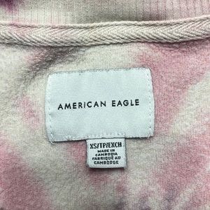 American Eagle Women’s Multi Sweater Handdyed Tie-Dye Crewneck